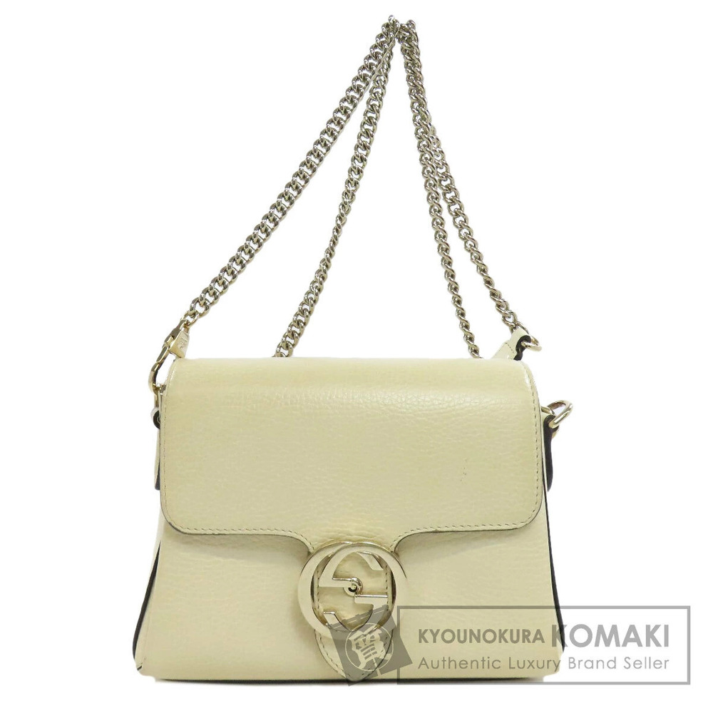 Gucci Interlocking GG Shoulder Bag Calfskin